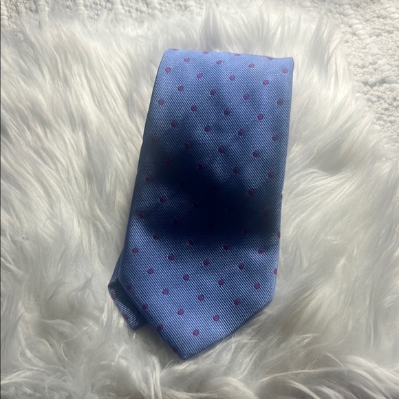 Drakes For Barney’s New York Lavender Tie With Polka Dot 3.75”W X 56”L - Picture 1 of 8